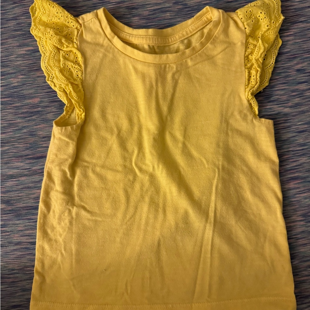 Garanimals Yellow Ruffle Tank Top